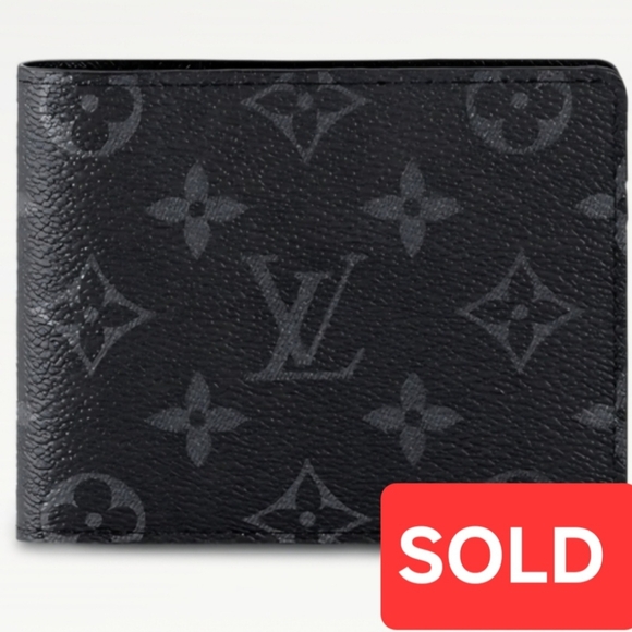 Louis Vuitton Other - Louis Vuitton Men’s Black Monogram Eclipse Multiple Bifold Wallet M61695 (NWT)